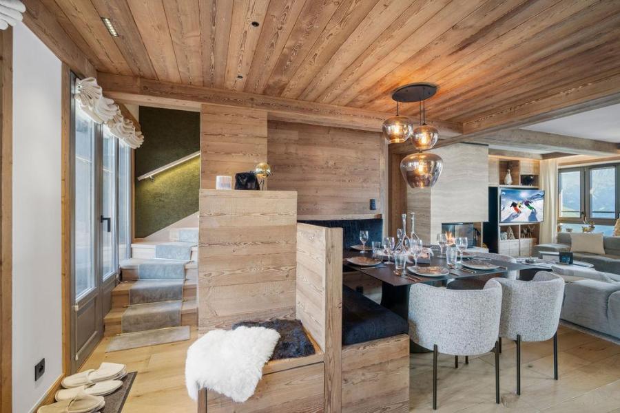 Holiday in mountain resort 4 room duplex apartment 6 people (720B) - Résidence les Portes de Courchevel - Courchevel - Living room