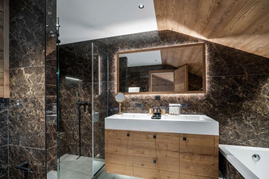 Vacanze in montagna Appartamento su due piani 4 stanze per 6 persone (720B) - Résidence les Portes de Courchevel - Courchevel - Bagno con doccia