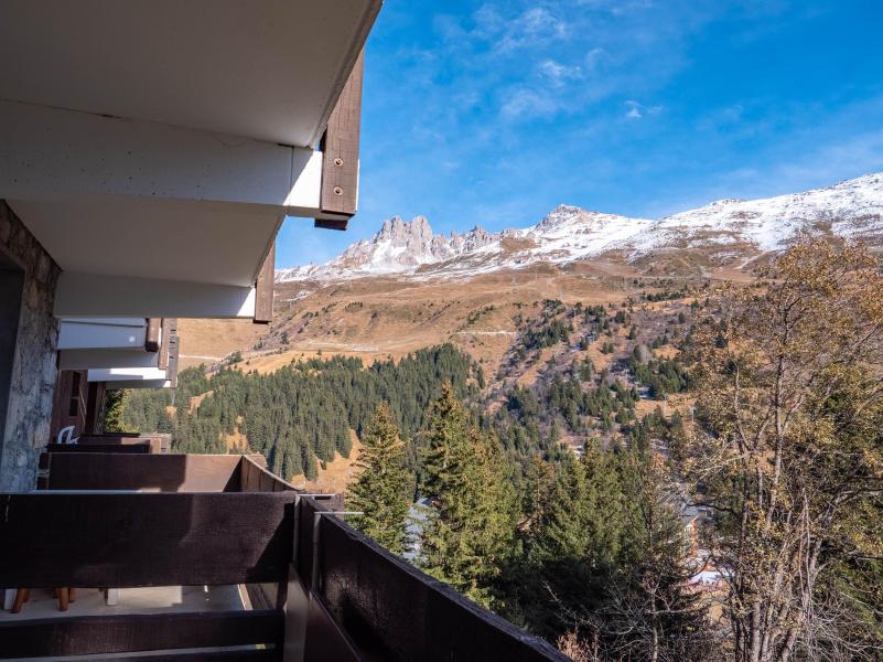 Vacances en montagne Studio 3 personnes (002) - Résidence les Provères - Méribel-Mottaret - Balcon