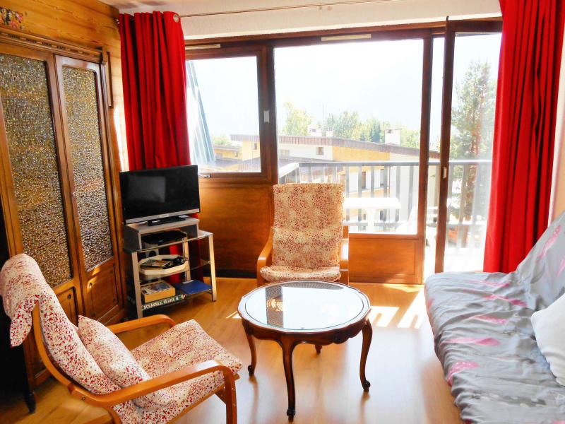 Vakantie in de bergen Appartement 2 kamers 4 personen (QU122) - Résidence les Quirlies I - Les 2 Alpes - Woonkamer