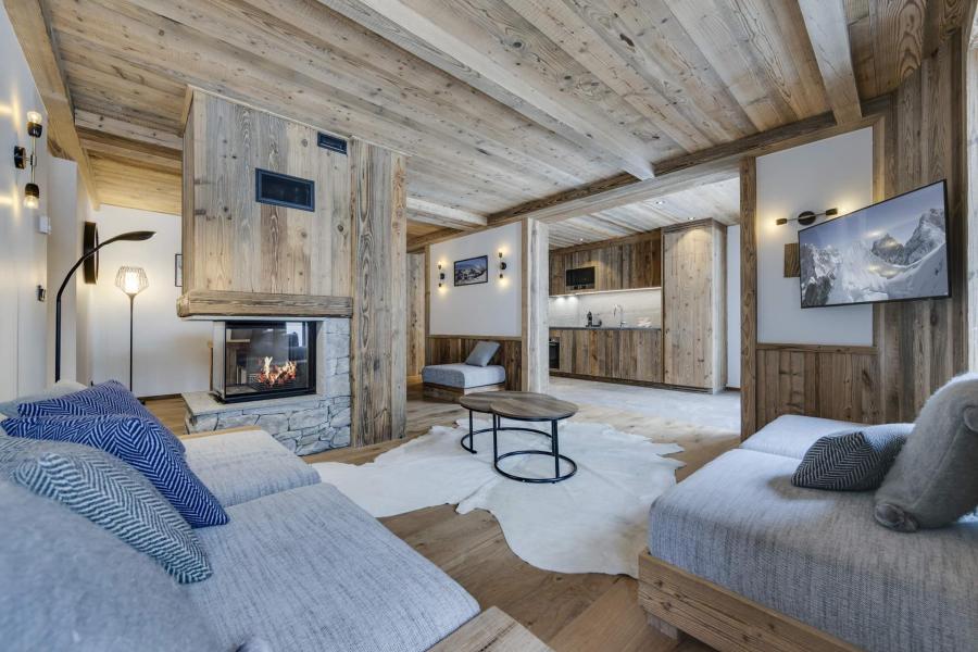 Urlaub in den Bergen 4-Zimmer-Appartment für 6 Personen (RIVES 1) - Résidence les Rives de l'Isère - Val d'Isère - Wohnzimmer