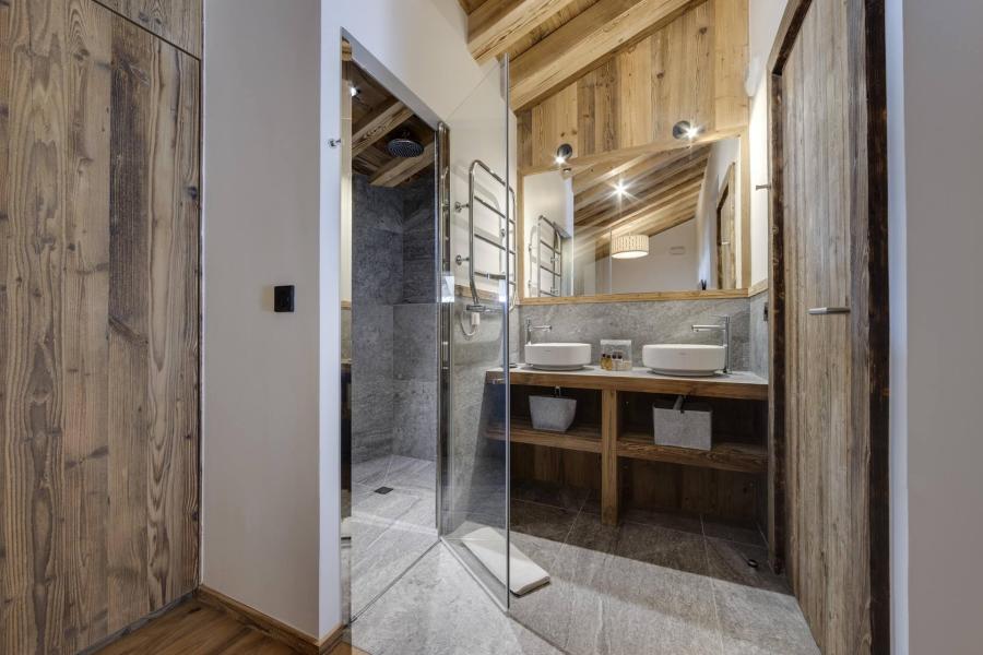 Urlaub in den Bergen 4-Zimmer-Holzhütte für 6 Personen (RIVES 6) - Résidence les Rives de l'Isère - Val d'Isère - Badezimmer