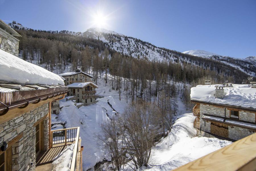 Urlaub in den Bergen 4-Zimmer-Holzhütte für 6 Personen (RIVES 6) - Résidence les Rives de l'Isère - Val d'Isère - Balkon