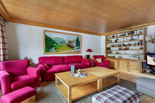 Urlaub in den Bergen 4-Zimmer-Appartment für 6 Personen (8) - Résidence les Santons - Val d'Isère - Wohnzimmer