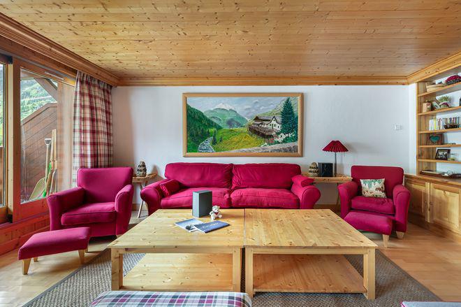 Wakacje w górach Apartament 4 pokojowy 6 osób (8) - Résidence les Santons - Val d'Isère - Pokój gościnny