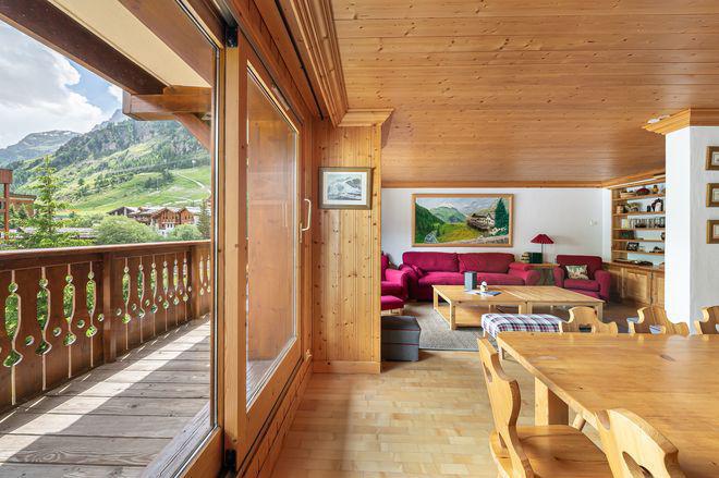 Vakantie in de bergen Appartement 4 kamers 6 personen (8) - Résidence les Santons - Val d'Isère - Woonkamer