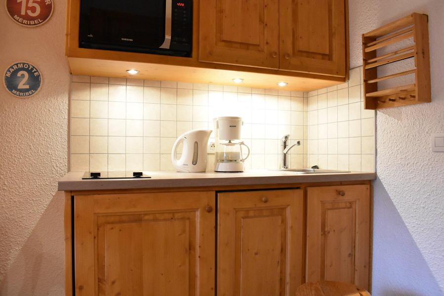 Vacances en montagne Studio 3 personnes (C3) - Résidence les Sapineaux - Méribel - Kitchenette