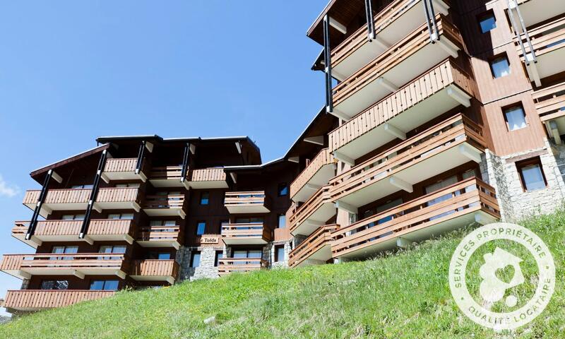 Аренда на лыжном курорте Апартаменты 3 комнат 8 чел. (Prestige 50m²) - Résidence les Sentiers du Tueda - Maeva Home - Méribel-Mottaret - летом под открытым небом