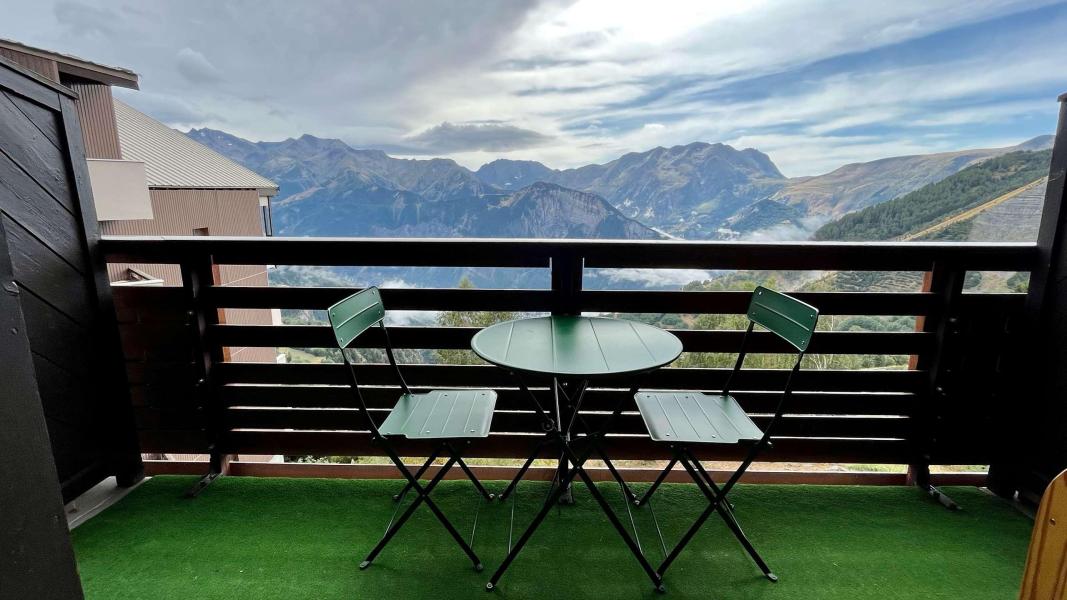Vacaciones en montaña Apartamento 2 piezas para 5 personas (70) - Résidence les Solaires - Alpe d'Huez - Balcón