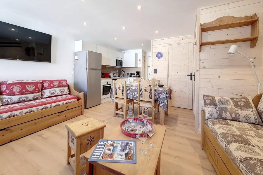 Vacances en montagne Appartement 1 pièces 4 personnes (414) - Résidence les Soldanelles B - Les Menuires - Séjour