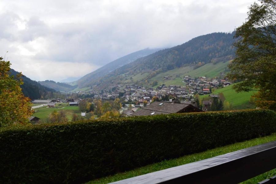 Urlaub in den Bergen Studio Schlafnische 4 Personen (C) - Résidence les Soldanelles - Le Grand Bornand - Balkon