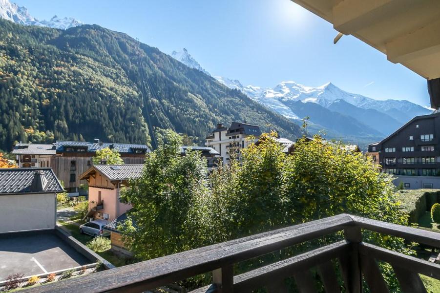 Holiday in mountain resort Studio sleeping corner 3 people (LADY) - Résidence les Sommets - Chamonix - Balcony