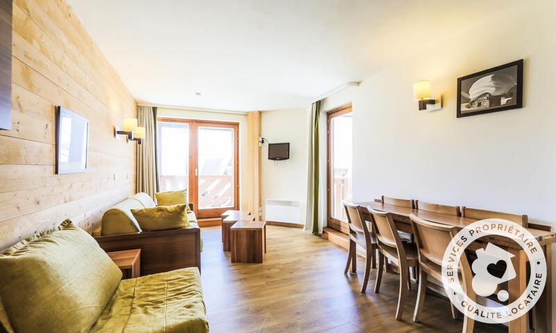 Аренда на лыжном курорте Апартаменты 4 комнат 8 чел. (Confort 48m²) - Résidence les Temples du Soleil - MH - Val Thorens - летом под открытым небом