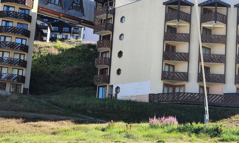 Skiverleih 2-Zimmer-Appartment für 5 Personen (Confort 26m²) - Résidence les Temples du Soleil - MH - Val Thorens - Draußen im Sommer