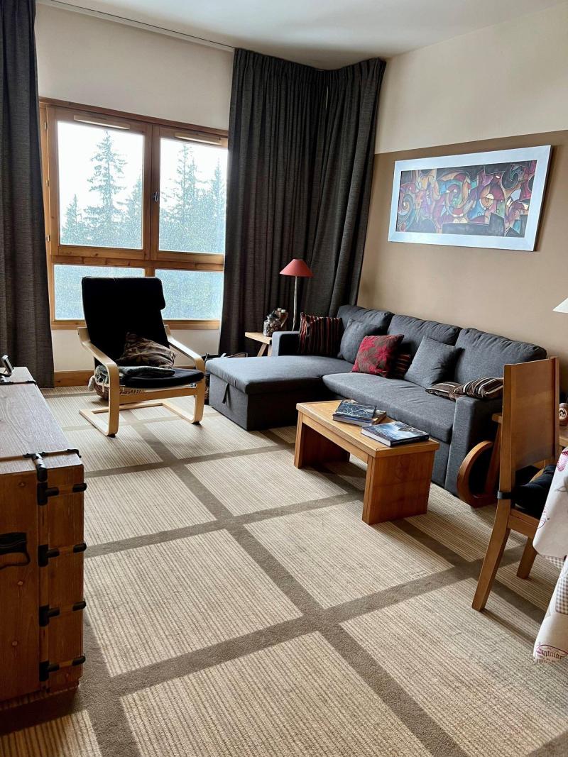 Vakantie in de bergen Appartement 2 kamers 4 personen (128) - Résidence les Terrasses d'Eos - Flaine - Woonkamer