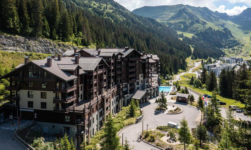 Ski verhuur Résidence les Terrasses d'Eos - MH - Flaine - Buiten zomer