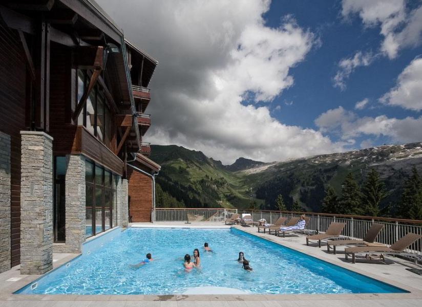 Urlaub in den Bergen Résidence les Terrasses d'Eos - Flaine - Schwimmbad