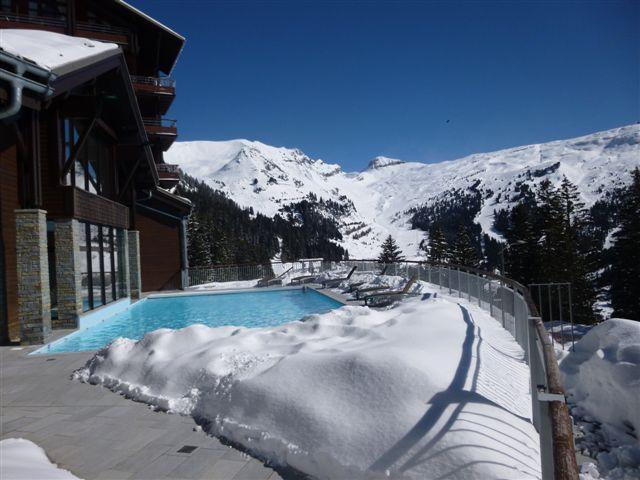 Holiday in mountain resort 2 room apartment 4 people (128) - Résidence les Terrasses d'Eos - Flaine - Swimming pool