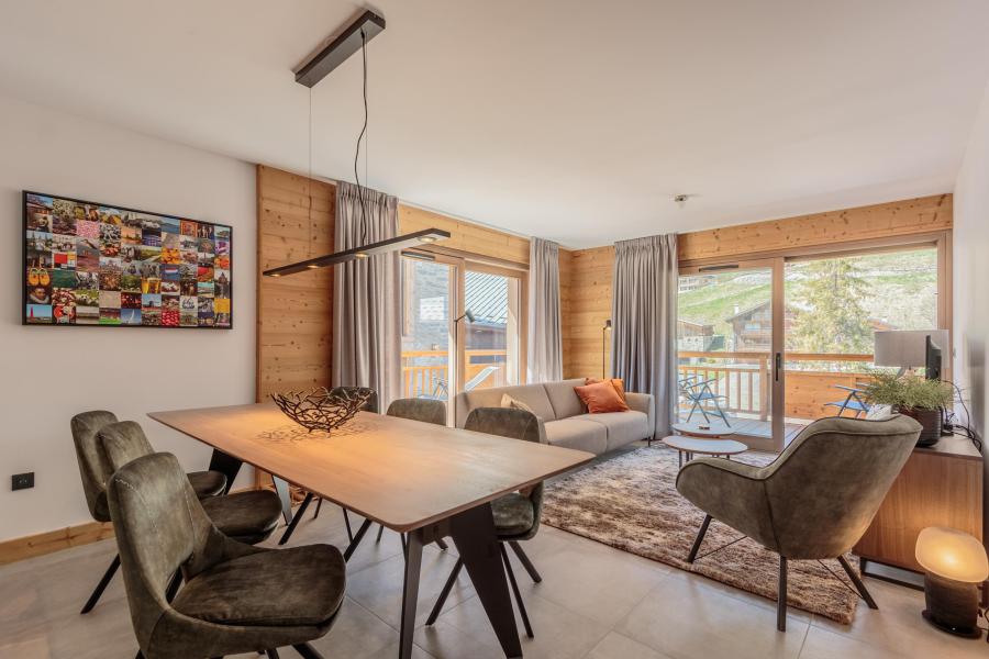 Urlaub in den Bergen 3-Zimmer-Appartment für 4 Personen (A15) - Résidence les Terrasses de la Vanoise - Champagny-en-Vanoise - Esszimmer