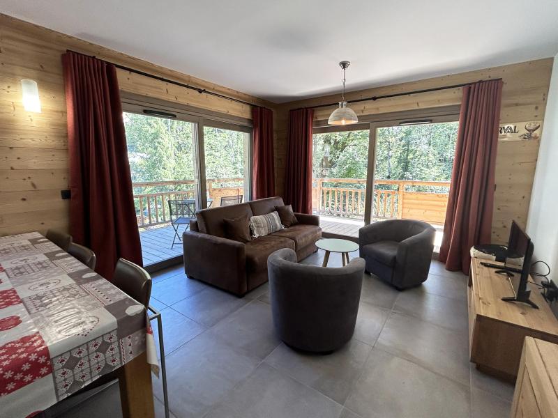 Urlaub in den Bergen 3-Zimmer-Appartment für 6 Personen (C11) - Résidence les Terrasses de la Vanoise - Champagny-en-Vanoise - Wohnzimmer