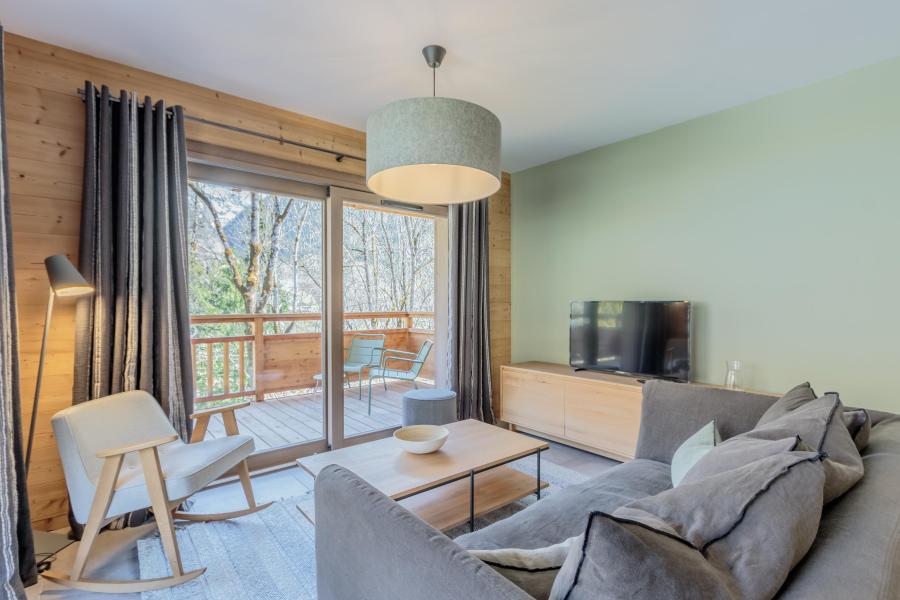 Urlaub in den Bergen 3-Zimmer-Appartment für 6 Personen (C21) - Résidence les Terrasses de la Vanoise - Champagny-en-Vanoise - Wohnzimmer