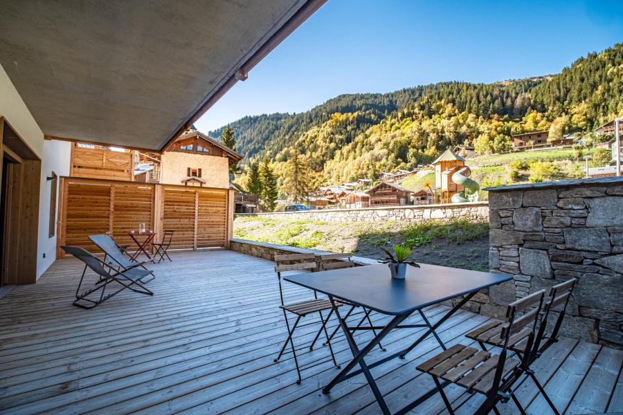 Urlaub in den Bergen 3-Zimmer-Berghütte für 7 Personen (B04) - Résidence les Terrasses de la Vanoise - Champagny-en-Vanoise - Terrasse