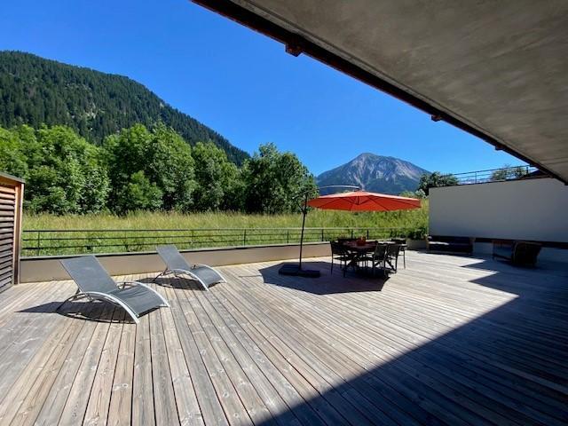 Urlaub in den Bergen 4-Zimmer-Appartment für 6 Personen (B02) - Résidence les Terrasses de la Vanoise - Champagny-en-Vanoise - Terrasse