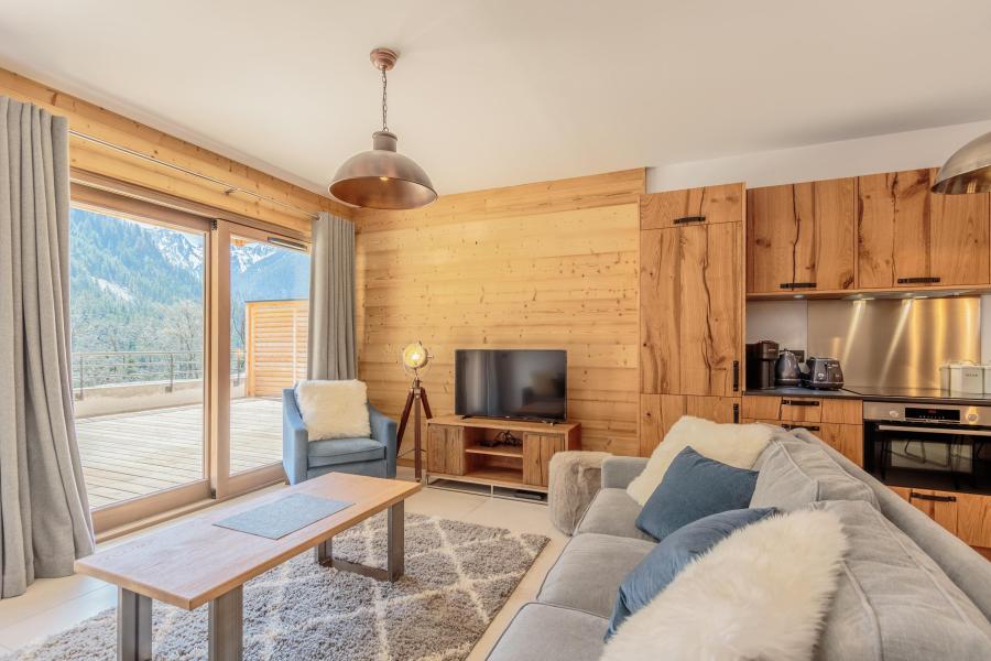 Urlaub in den Bergen 5-Zimmer-Appartment für 10 Personen (A02) - Résidence les Terrasses de la Vanoise - Champagny-en-Vanoise - Wohnzimmer