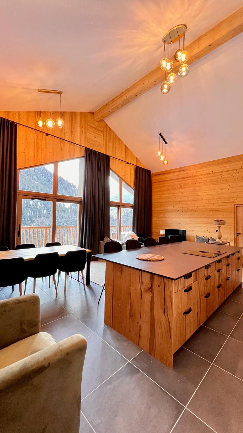 Urlaub in den Bergen 5-Zimmer-Appartment für 10 Personen (A21) - Résidence les Terrasses de la Vanoise - Champagny-en-Vanoise - Wohnzimmer