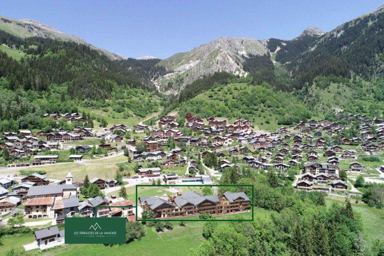 Vacances en montagne Résidence les Terrasses de la Vanoise - Champagny-en-Vanoise - Extérieur été