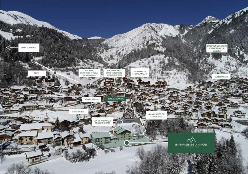 Vacances en montagne Résidence les Terrasses de la Vanoise - Champagny-en-Vanoise - Plan