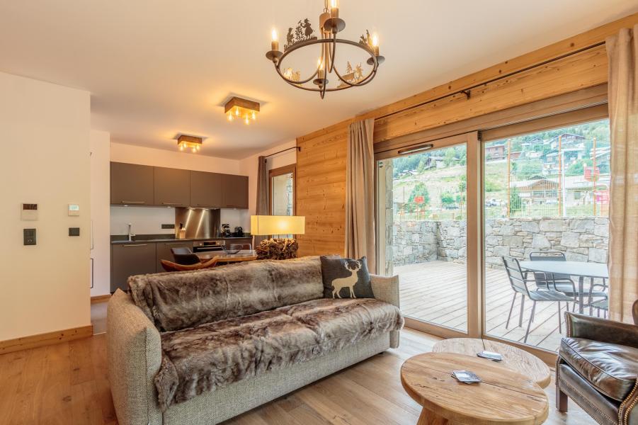 Vacaciones en montaña Apartamento 2 piezas para 4 personas (C01) - Résidence les Terrasses de la Vanoise - Champagny-en-Vanoise - Estancia