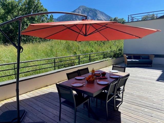 Vacaciones en montaña Apartamento 4 piezas para 6 personas (B02) - Résidence les Terrasses de la Vanoise - Champagny-en-Vanoise - Terraza