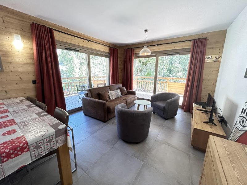 Vakantie in de bergen Appartement 3 kamers 6 personen (C11) - Résidence les Terrasses de la Vanoise - Champagny-en-Vanoise - Woonkamer