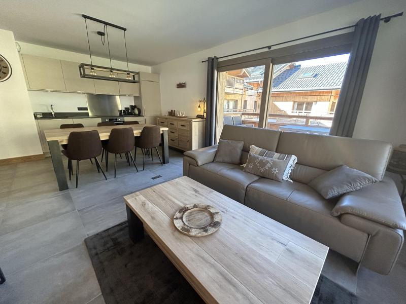 Vakantie in de bergen Appartement 3 kamers bergnis 6 personen (B24) - Résidence les Terrasses de la Vanoise - Champagny-en-Vanoise - Woonkamer