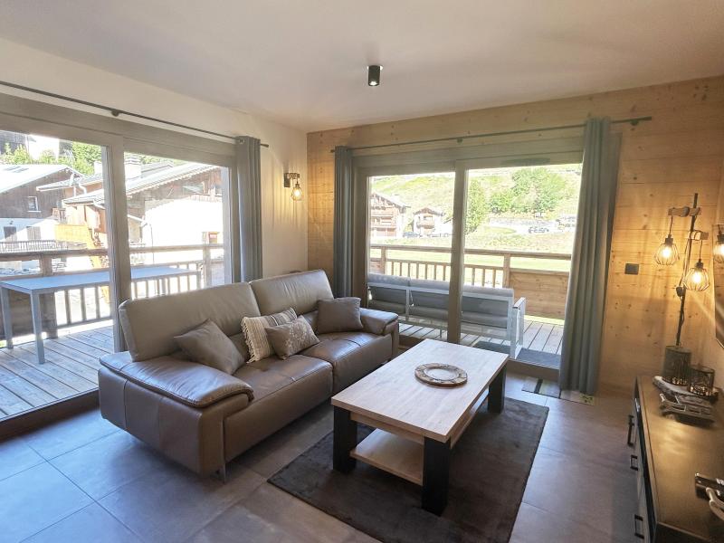 Vakantie in de bergen Appartement 3 kamers bergnis 6 personen (B24) - Résidence les Terrasses de la Vanoise - Champagny-en-Vanoise - Woonkamer