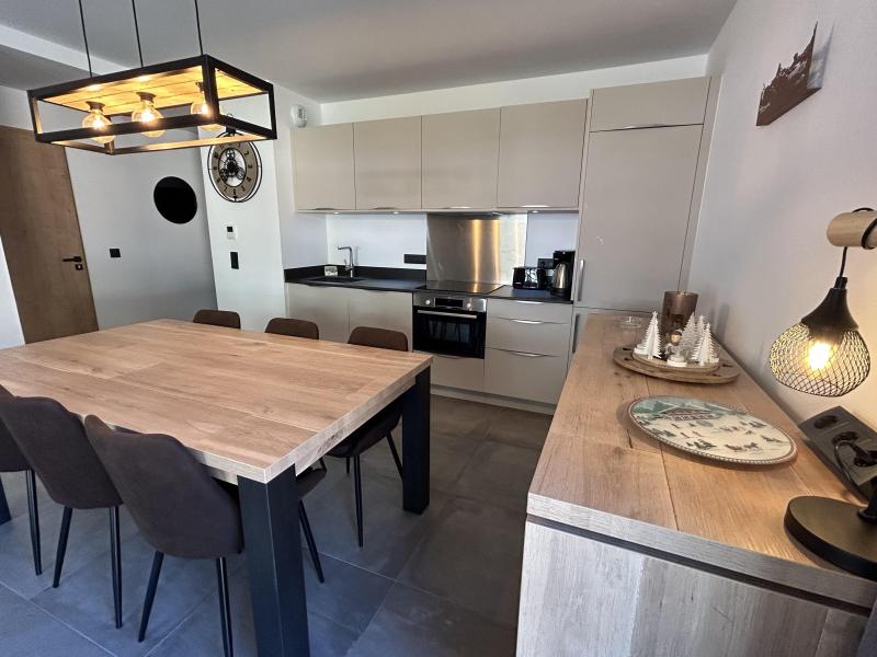 Vakantie in de bergen Appartement 3 kamers bergnis 6 personen (B24) - Résidence les Terrasses de la Vanoise - Champagny-en-Vanoise - Woonkamer