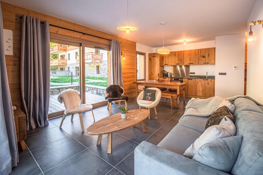 Vakantie in de bergen Appartement 3 kamers bergnis 7 personen (B04) - Résidence les Terrasses de la Vanoise - Champagny-en-Vanoise - Woonkamer