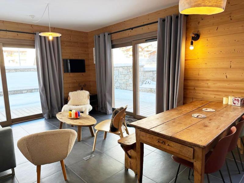 Vakantie in de bergen Appartement 3 kamers bergnis 7 personen (B04) - Résidence les Terrasses de la Vanoise - Champagny-en-Vanoise - Woonkamer