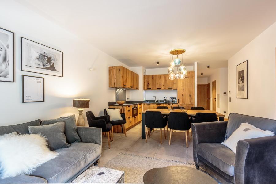 Vakantie in de bergen Appartement 4 kamers 6 personen (B13) - Résidence les Terrasses de la Vanoise - Champagny-en-Vanoise - Woonkamer