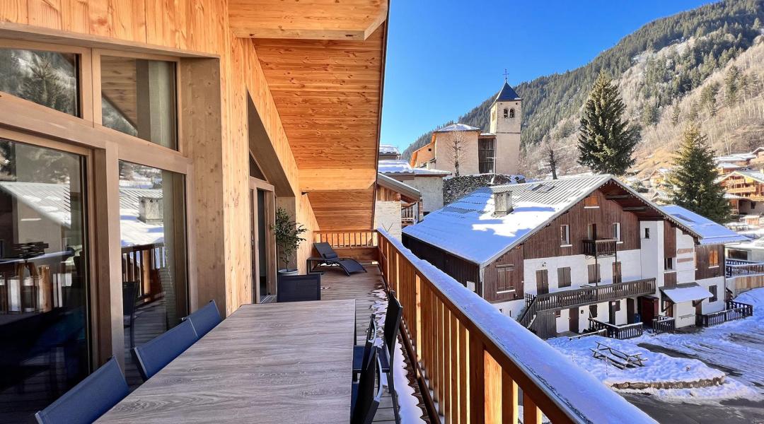 Vakantie in de bergen Appartement 5 kamers 10 personen (A22) - Résidence les Terrasses de la Vanoise - Champagny-en-Vanoise - Balkon