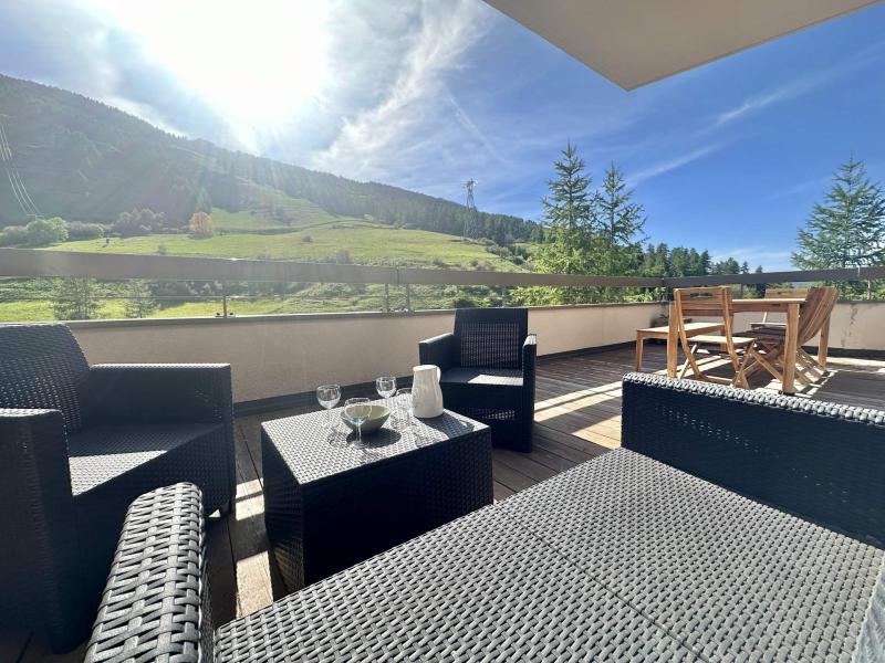 Vacaciones en montaña Apartamento 3 piezas para 6 personas (11) - Résidence Les Terrasses de Vars Ste Marie  - Vars - Terraza