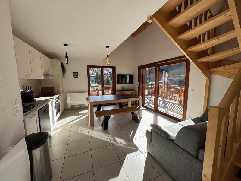 Vacaciones en montaña Apartamento dúplex 4 piezas 8 personas (34) - Résidence Les Terrasses de Vars Ste Marie  - Vars - Estancia