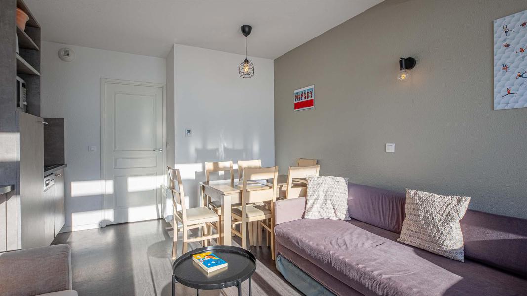 Urlaub in den Bergen 3 Zimmer Maisonettewohnung für 6 Personen (BCF) - Résidence les Terrasses de Veret - Flaine - Wohnzimmer