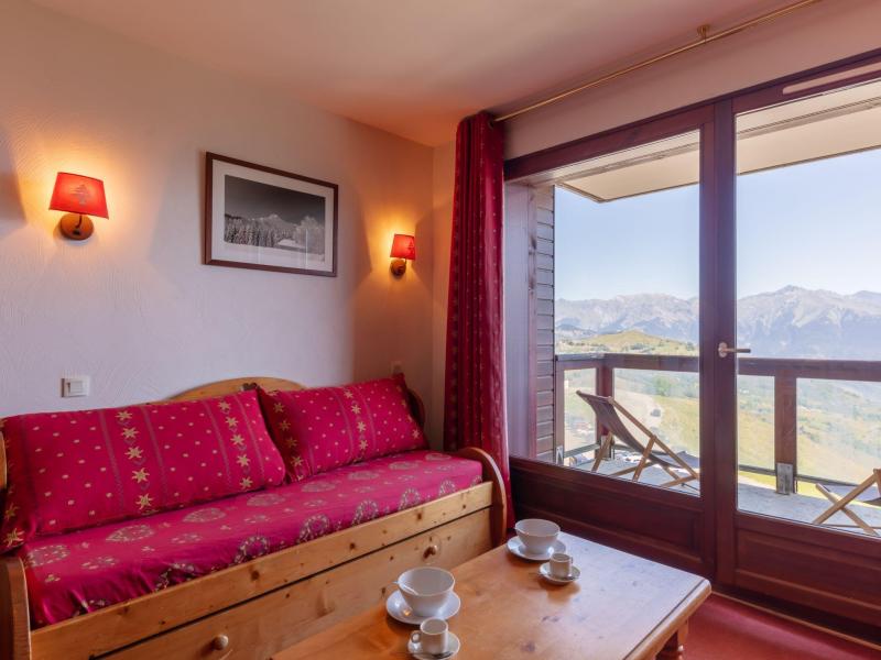 Urlaub in den Bergen 3-Zimmer-Appartment für 6 Personen (1) - Résidence les Terrasses du Corbier - Le Corbier - Wohnzimmer