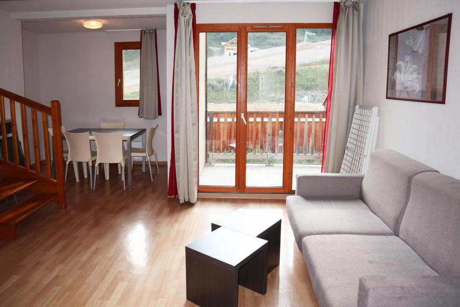 Vakantie in de bergen Appartement duplex 3 kamers bergnis 8 personen (854) - Résidence les Terrasses du Soleil d'Or - Les Orres - Woonkamer