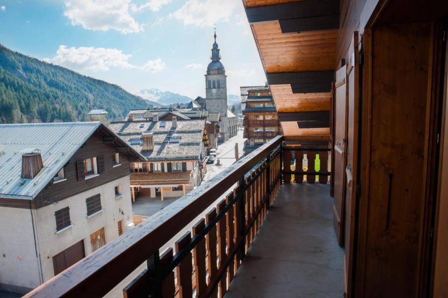 Urlaub in den Bergen 5-Zimmer-Appartment für 8 Personen - Résidence les Tilleuls - Le Grand Bornand - Terrasse