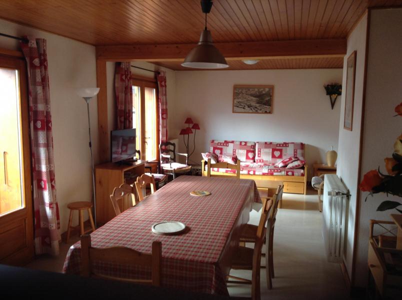 Vakantie in de bergen Appartement 5 kamers 8 personen - Résidence les Tilleuls - Le Grand Bornand - Woonkamer