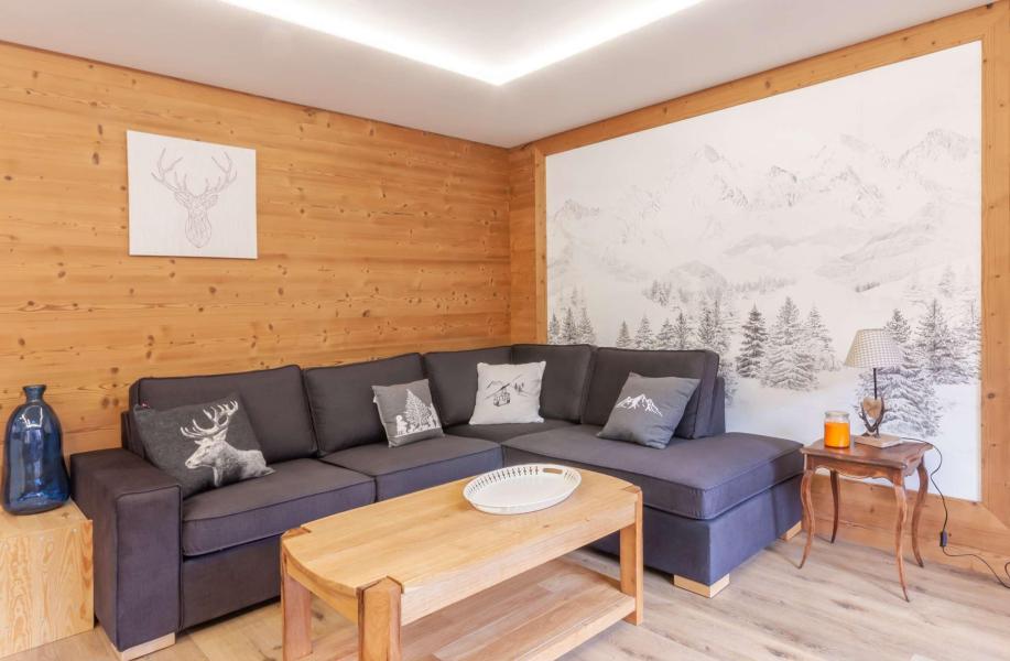 Holiday in mountain resort 4 room apartment 6 people - Résidence les Triolets - Morzine - Living room