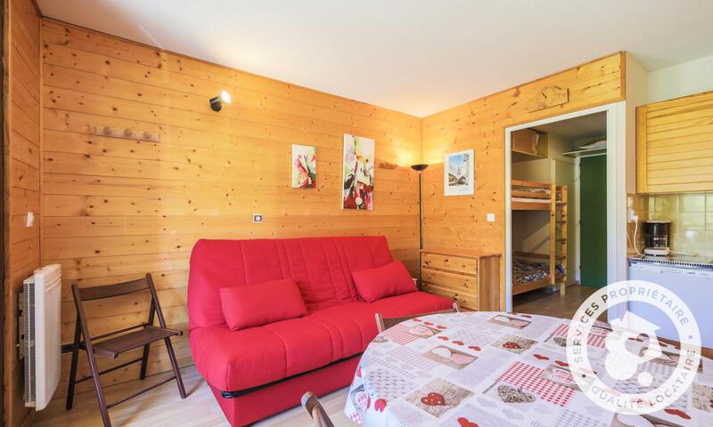 Аренда на лыжном курорте Квартира студия для 4 чел. (Confort 25m²-3) - Résidence les Trois Soleils - Maeva Home - La Joue du Loup - Сиденье банкетка